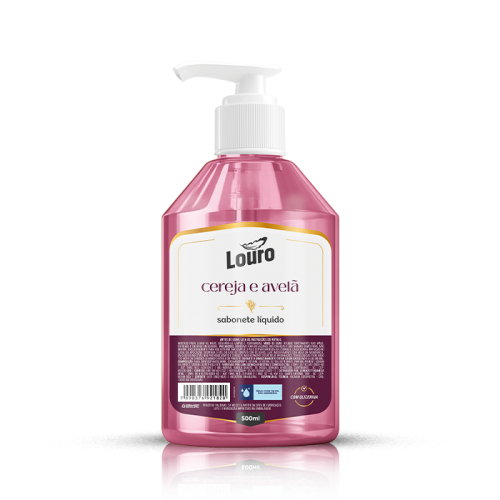 SABONETE LÍQUIDO CEREJA E AVELÃ 500ML